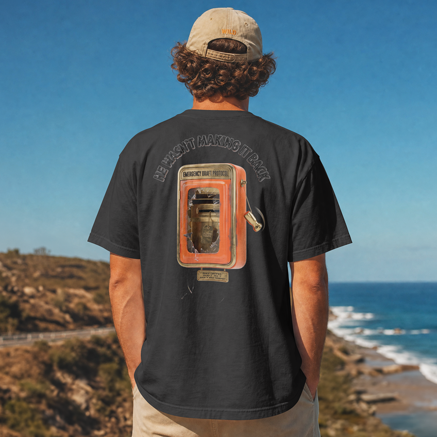 The "He Wasn't Making It Back" Tee — Draft Day Drop, Form BBE-307