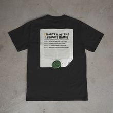 The "[League Name]" Charter Tee — League Customs, Form BBE-404
