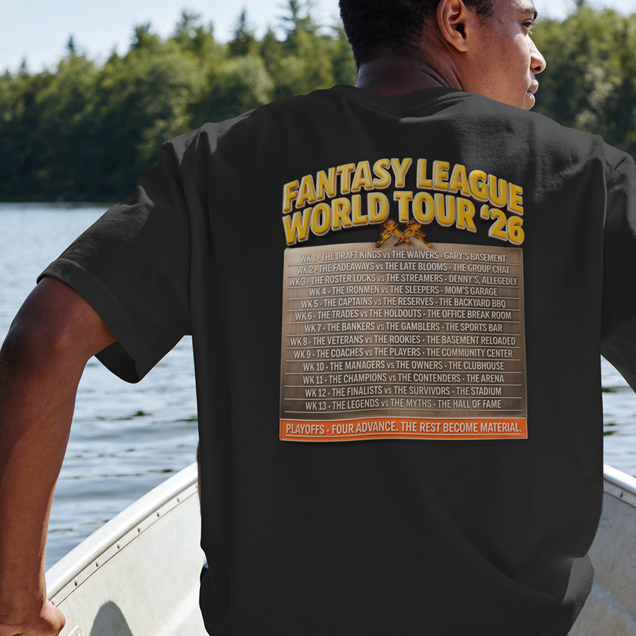 The "[League Name] World Tour" Tee — League Customs, Form BBE-408