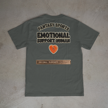 The "[Team Name]'s Emotional Support Human" Tee — League Customs, Form BBE-409